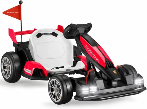Vista 12 de Go Kart eléctrico de 24 V para niños, con licencia Porsche Drift Azul