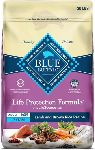Vista 15 de Blue Buffalo Life Protection Formula Large Breed Adult Dry Dog Food, promueve la salud de las articulaciones y los músculos magros, hecho
