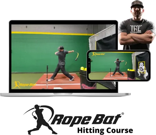 Vista 3 de Rope Bat - El entrenador original patentado de swing de cuerda Rope Bat con 12 pelotas de entrenamiento suaves - Entrenador de swing de béisbol