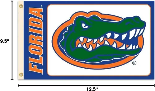 Vista 3 de BSI NCAA - Bandera con arandelas (21 cm x 152 cm), talla única