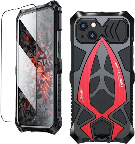 Vista 17 de Armor - Funda de teléfono para iPhone 14 de grado militar, probada en caídas 360°, cubierta de protección de cuerpo completo, resistente híbrido