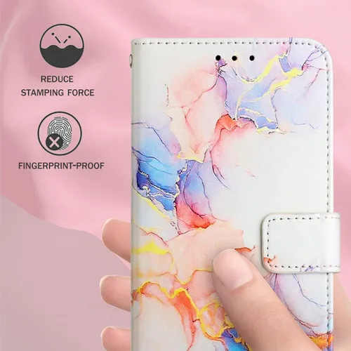 Vista 2 de Redmi Note 11 Pro 5G, funda de piel tipo cartera con tarjetero y soporte para tarjetas para niñas y mujeres, diseños de mármol, funda protectora