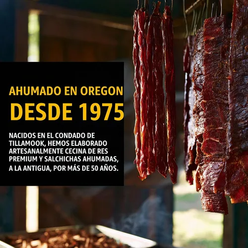 Vista 9 de Tillamook Country Smoker Cecina de res apta para dieta cetogénica sin azúcar, original, 2.2 onzas