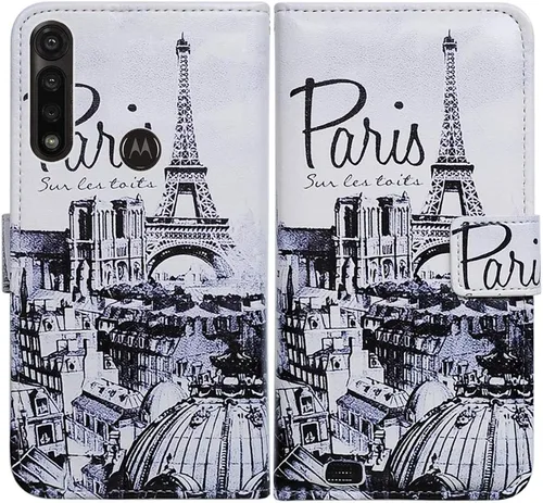 Vista 30 de Bcov Funda para Moto G Power 2020, Motorola G Power, funda de piel con tapa y soporte para ranura para tarjeta y soporte para Motorola Moto G Power