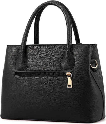 Vista 6 de Covelin bolso de mano de cuero durable tamaño mediano, mini bandolera, para mujer.