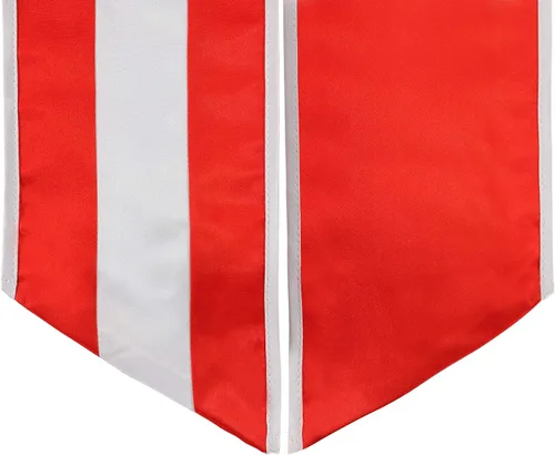 Vista 5 de GraduationMall Bandera de país Estola de graduación Bordado Faja para estudio a bordo de estudiantes internacionales