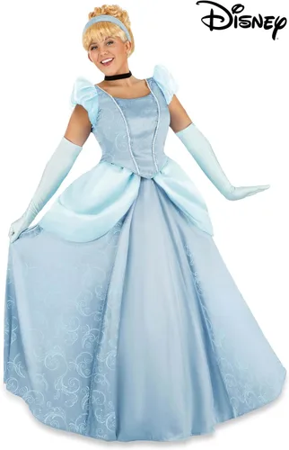 Vista 8 de Disney Premium Cinderella Dress Costume for Women Adult Disney Princess Blue Ball Gown Cosplay Outfit