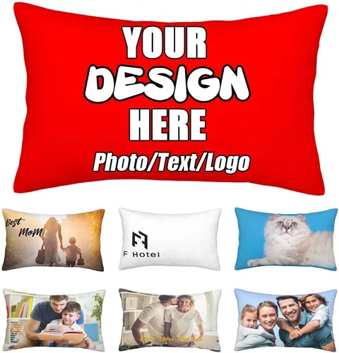 Vista 28 de Funda de almohada decorativa personalizada con foto de pareja, funda de cojín decorativo personalizada, fundas de almohada personalizadas