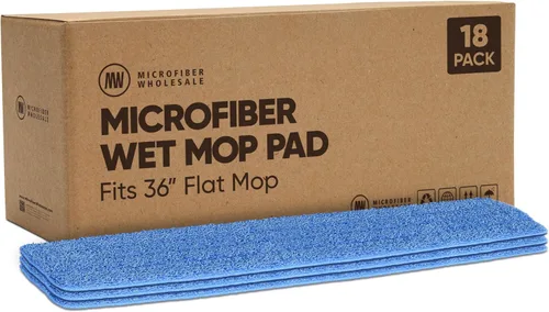 Vista 9 de Microfiber Wholesale Almohadilla de microfibra absorbente de 18 pulgadas, reutilizable, lavable a máquina, repuestos (paquete de 2)