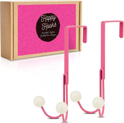 Vista 13 de Gancho para toallas sobre la puerta - 1 gancho negro por paquete - Adorable gancho para colgar al aire libre para baño, lindos ganchos de puerta