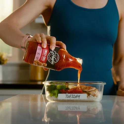 Vista 7 de G Hughes Salsa de chile dulce sin azúcar de 18 onzas (paquete de 3) Salsas de inmersión y adobos que son libres de gluten, bajas en carbohidratos