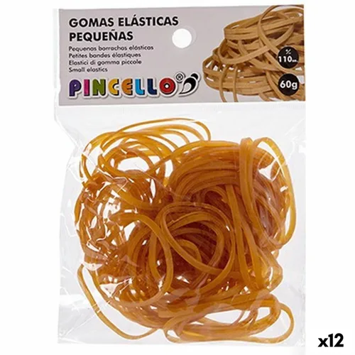 Vista 2 de Gomas elásticas Pincello Amarillo (12 Unidades)