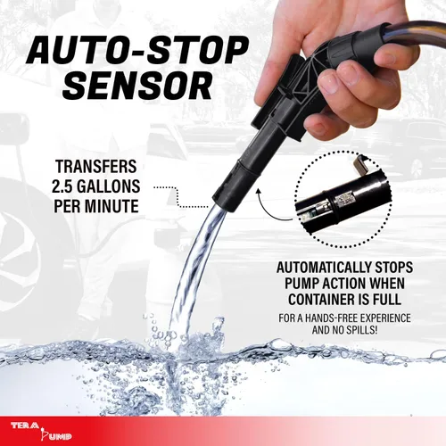Vista 3 de Bomba de transferencia de combustible TERA PUMP con apagado automático