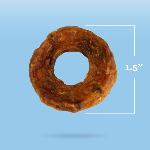 Vista 8 de SmartBones Protein Rings - Golosinas para perros sin piel cruda, pollo real, 10.5 onzas Con pollo real y batata, 30% proteína por anillo, sin