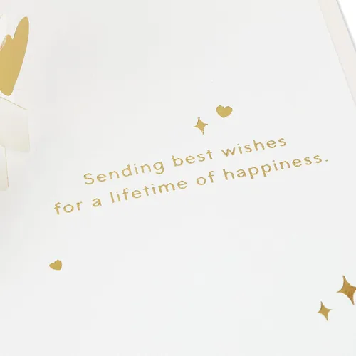 Vista 4 de Hallmark Signature Paper Wonder - Tarjeta de compromiso emergente (anillo de diamantes)