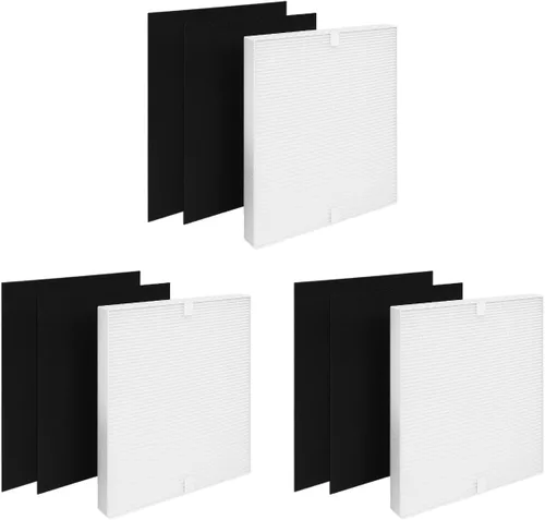 Vista 5 de Nispira AP-1512HH Filtro de repuesto compatible con Coway Airmega 200M purificador de aire AP-1518R Mighty Air (1) True HEPA (2) carbón activado, 1