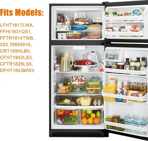 Vista 3 de 240364787 cubierta para bandeja contenedora Compatible con la unidad de cubierta de cajón de refrigerador Frigidaire