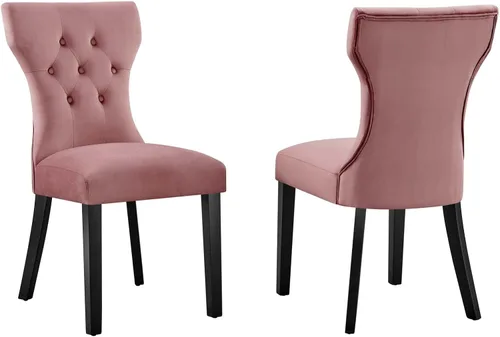 Vista 9 de Modway Silueta - Silla de comedor, color coñac