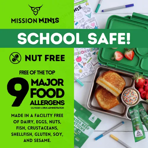 Vista 5 de Mission Meats - Palitos de carne para niños, 100% alimentados con pasto y criados en pastos, aperitivos saludables para niños, proteínas sin azúcar