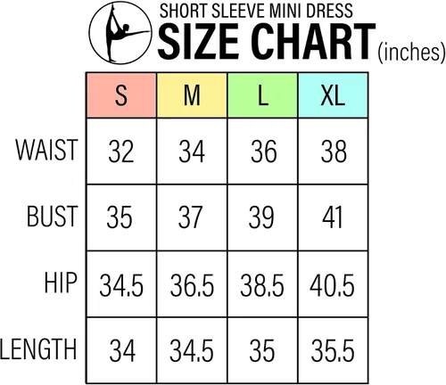 Vista 5 de 90 grados por Reflex - Mini vestido de manga corta para mujer con corte lateral