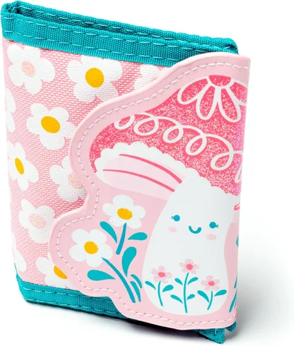 Vista 15 de Stephen Joseph, Billetera unisex para niños y niñas con diseños de apliques, cartera serigrafiada con bolsillo para monedas con cremallera, avión