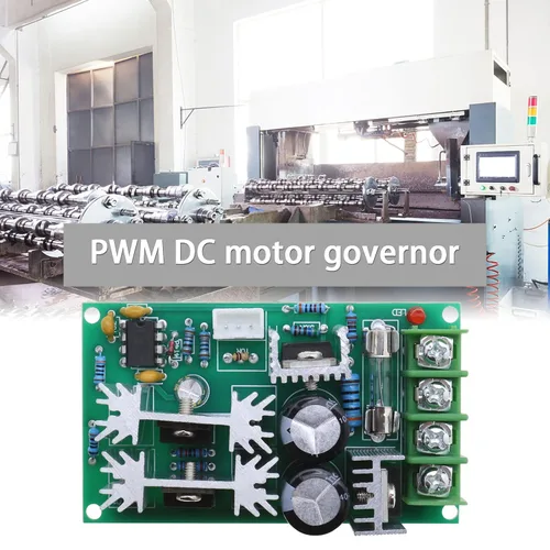 Vista 2 de Create idea PWM Módulo controlador de velocidad del motor DC 12V 24V 36V 48V velocidad ajustable PWM controlador gobernador electrónico interruptor
