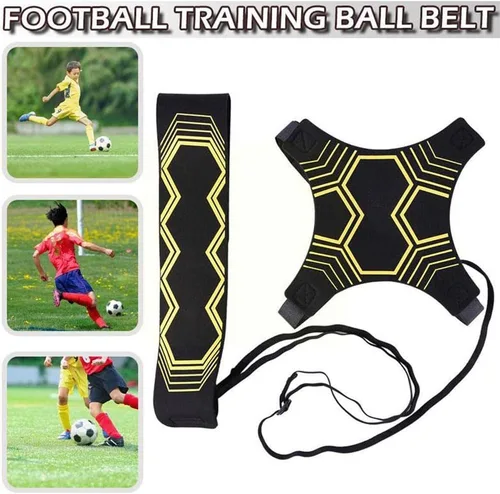 Vista 5 de Entrenador de patada de fútbol ajustable, Equipo elástico de pelota de fútbol, Entrenador de asistencia de fútbol Cinturón deportivo Herramienta
