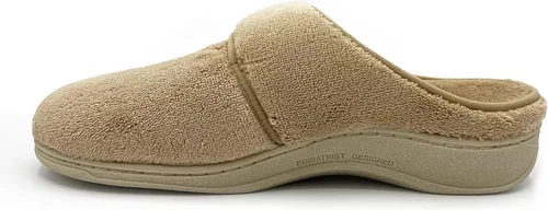 Vista 3 de Vionic Indulge Emily Mule - Pantuflas cómodas para casa de spa que incluyen comodidad de tres zonas con plantilla ortopédica, soporte de arco