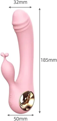 Vista 2 de Vibrator, Female G-spot and Clitoral Stimulator, Adult Sex Toys, Female Self-Pleasure Device, Sexual Aids
