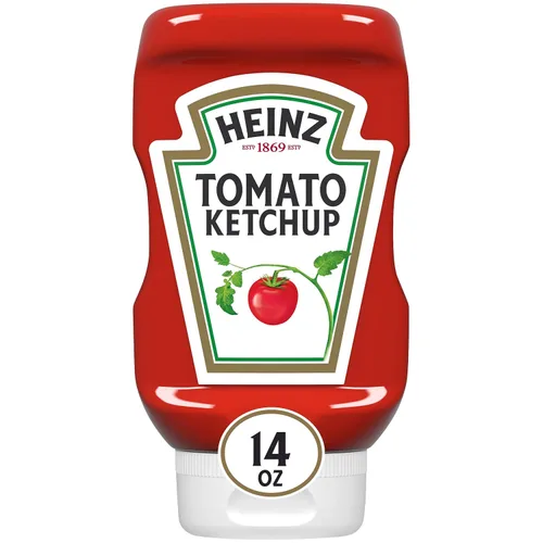Vista 41 de Heinz Ketchup de tomate mezclado con chipotle, botella exprimible de 14 onzas