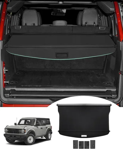 Vista 47 de Powerty - Cubierta de carga para Toyota RAV4 2013-2018, accesorios de cuero