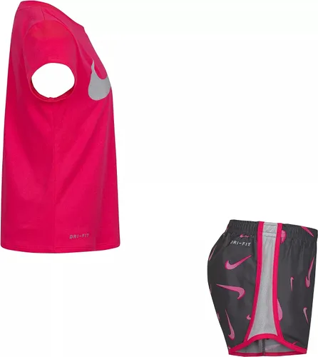 Vista 3 de Nike Conjunto de 2 piezas de camiseta y pantalones cortos gráficos para bebé niña