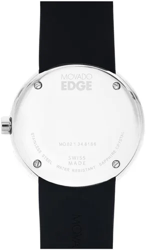 Vista 3 de Movado Edge Azul Aluminio Dial reloj de los hombres de cuarzo suizo 3680004