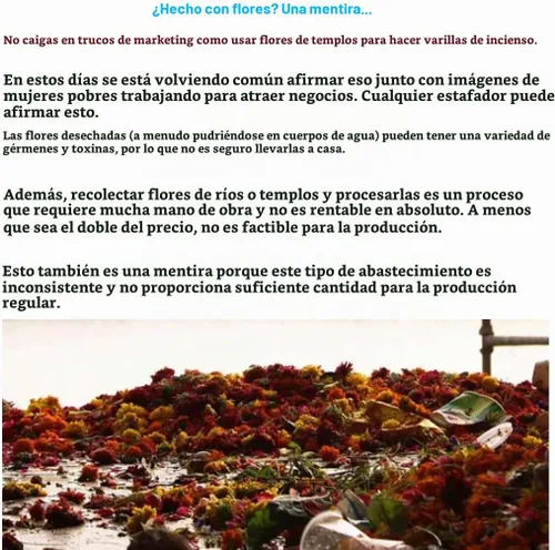 Vista 5 de Varillas de incienso de sangre de dragón – Incienso Masala tradicional hecho a mano – 40 a 50 varillas aprox.