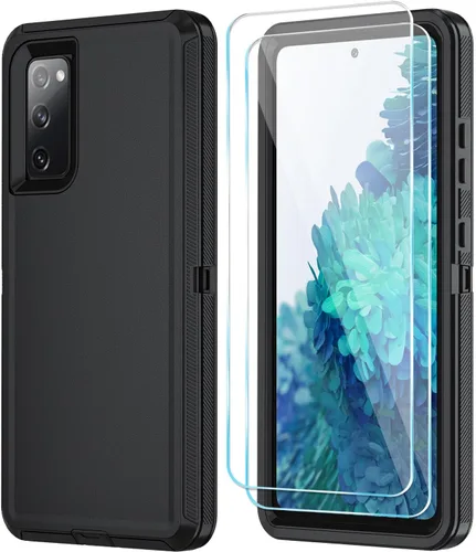 Vista 11 de ONOLA Funda para teléfono Samsung Galaxy S24 FE con protector de pantalla HD, funda para teléfono de servicio pesado resistente a golpes y caídas