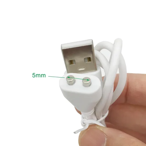 Vista 2 de Cargador USB magnético de 0.197 in, cable de carga de 3.3 pies