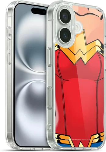 Vista 102 de Head Case Designs Funda de gel suave con licencia oficial de Wonder Woman DC Comics Classic Logos compatible con Apple iPhone 7 Plus/iPhone 8 Plus