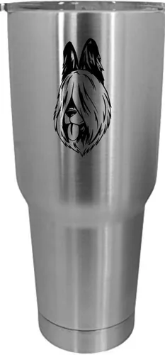 Vista 96 de Cairn Terrier - Vaso grabado con temática de perro, 30 onzas