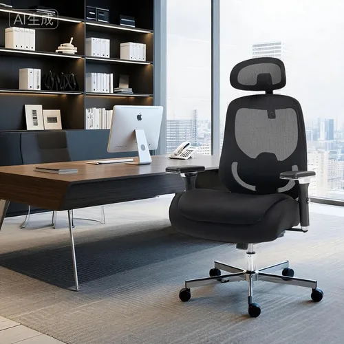 Vista 2 de Silla de Oficina Grande y Alta de 750 LBS, Silla Ejecutiva de Servicio Pesado con Brazos 4D, Silla Ergonómica de Escritorio para Computadora