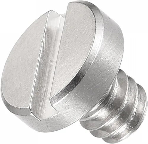 Vista 4 de uxcell Tornillo de trípode para cámara, adaptadores de tornillo de montaje macho de 1/4 pulgadas, ranurados de 0.3 pulgadas de longitud para soporte