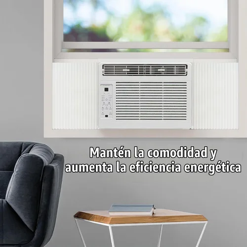 Vista 6 de Paneles aislantes de espuma para aire acondicionado de ventana, cubierta interior de unidad de aire acondicionado para ventana para verano e