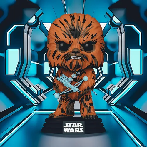 Vista 5 de Funko Star Wars: Retro Series - Chewbacca, edición especial exclusivo de vinilo Bobblehead #570