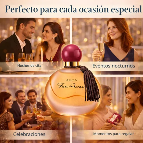 Vista 6 de Eau de Parfum Far Away Spray perfume para mujeres, 1.7 onzas fluidas, Avon