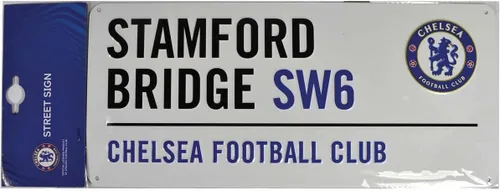 Vista 2 de Chelsea FC Authentic Stamford Bridge - Letrero de calle de metal