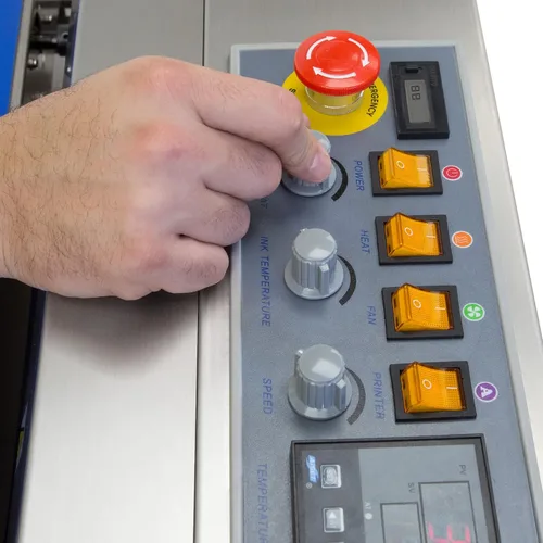Vista 7 de JORESTECH Sellado continuo de banda de bolsas de plástico con máquina de impresora de fecha (acero inoxidable, E-CBS-800I)