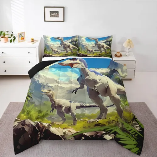Vista 37 de Feelyou Juego de ropa de cama con lazos bonitos y cerezos, tamaño individual, para niños, juego de edredón con lazos de acuarela para niños, niñas