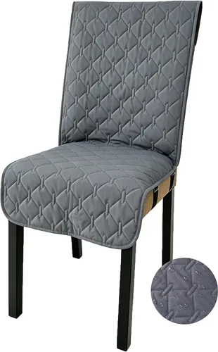 Vista 18 de Yonus Funda impermeable para silla de comedor, funda para silla de oficina, funda resistente al agua para silla de comedor, funda para silla