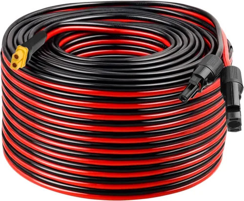 Vista 12 de MOOKEERF Cable de extensión solar a XT60 10AWG 3FT conector solar a XT60 Cable adaptador para panel solar a estación de energía portátil Generador
