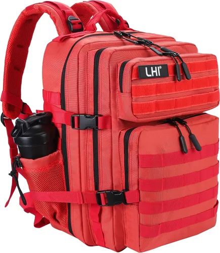 Vista 22 de LHI Mochila Táctica Militar para Hombres y Mujeres 45L Ejército 3 Días Mochila de Asalto Bolsa Mochila Grande con Sistema Molle