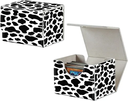 Vista 15 de MTG Commander - Caja de cartas intercambiables, más de 100 tarjetas con funda con funda de piel sintética, caja de almacenamiento de tarjetas